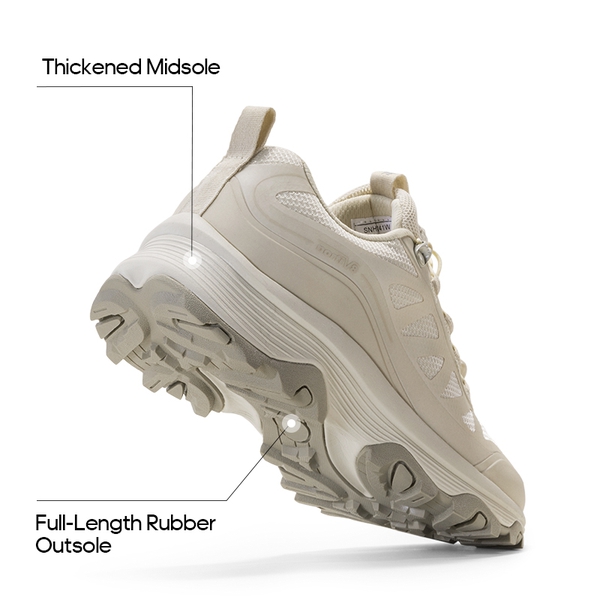 Women's Waterproof Mesh Hiking Shoes - KHAKI - 3